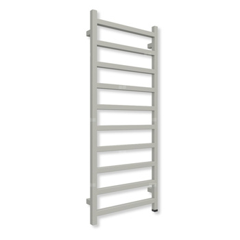 Grzejnik elektryczny TERMA SIMPLE ONE 1200 x 500 mm, kolor specjalny - natura, moc 400 W, podłączenie E8, kabel prosty bez wtyczki szary