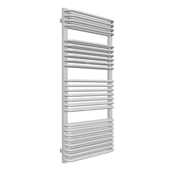 Grzejnik drabinkowy TERMA TYTUS, podłączenie SX, wym. 1260 x 540 mm, kolor srebrny mat, moc 1002W