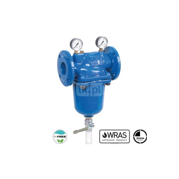 Filtr kołnierzowy, DN80 z siatką 100 mikrometrów