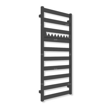 Grzejnik drabinkowy TERMA VIVO, podłączenie Z1, wym. 1150 x 500 mm, kolor czarny sygnałowy RAL9004 (farba), moc 433W