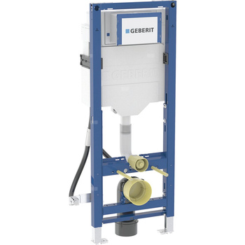 Stelaż podtynkowy Geberit Duofix do wiszących misek WC, 112 cm, ze spłuczką podtynkową Sigma 12 cm, bez barier