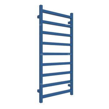 Grzejnik drabinkowy TERMA SIMPLE, podłączenie SX, wym. 1080 x 500 mm, kolor niebieski sygnałowy RAL5005, moc 396W
