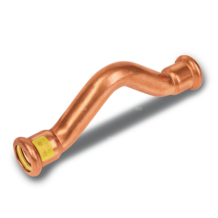 Obejście SANHA Press Gas, miedź, 12 mm (zw x zw)