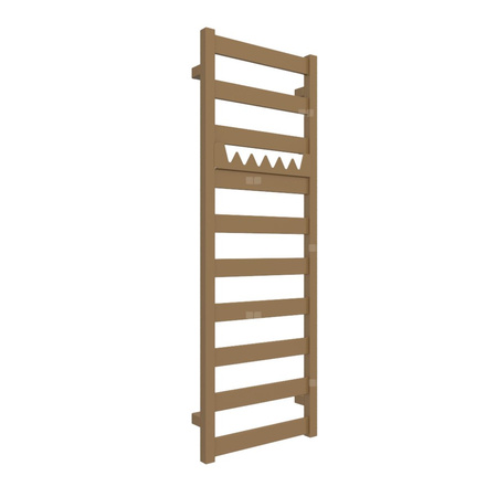 Grzejnik drabinkowy TERMA VIVO, podłączenie SX, wym. 1150 x 400 mm, kolor halo (farba), moc 366W