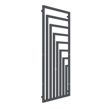 Grzejnik drabinkowy TERMA ANGUS V, podłączenie SX, wym. 1780 x 680 mm, kolor szary antracytowy RAL7016, moc 1116W