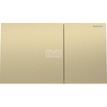 Przycisk uruchamiający Geberit Sigma70, przedni, stal nierdzewna mosiądz, prostokątny