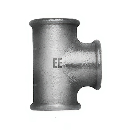 Trójnik ODLEWNIA ZAWIERCIE B1/25/130 redukcja 90' żeliwo (ocynk) 1 1/2'' x 1'' x 1'' (GW gazowy walcowy x GW gazowy walcowy x GW gazowy walcowy)