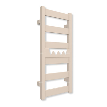 Grzejnik drabinkowy TERMA VIVO, podłączenie Z8, wym. 670 x 300 mm, kolor jasna kość słoniowa RAL1015 (farba), moc 185W