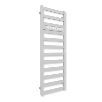 Grzejnik drabinkowy TERMA VIVO, podłączenie Z8, wym. 1390 x 500 mm, kolor szary mleczny RAL7047 (farba), moc 512W