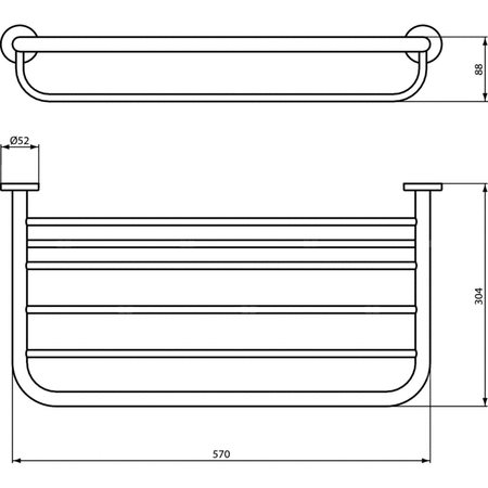 IOM PÓŁKA NA RĘCZNIKI