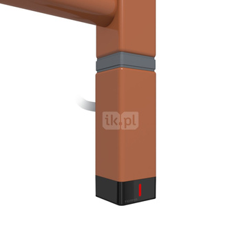 Grzałka TERMA One K30x30, 400W \ Bright Copper, kabel prosty bez wtyczki z maskownicą [srebrzysty, 1