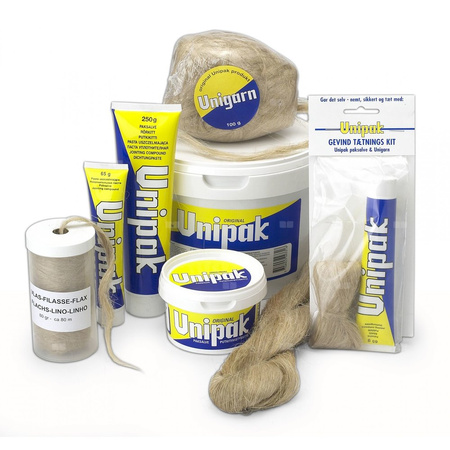 ZESTAW instalacyjny z pastą Unipak 65 g i pakuły 100 g