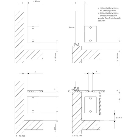 Kermi konwektor KNN21 70x72x2200 RAL9016, 6 bar, bez osłony, podł. 14
