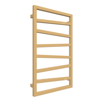 Grzejnik drabinkowy TERMA ZIGZAG, podłączenie SX, wym. 835 x 500 mm, kolor złoty połysk, moc 320W