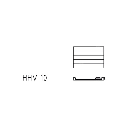 Grzejnik płytowy typ 10 KERMI V-HHV wym. 1400 x 1500 mm, kolor biały, moc 2025 W