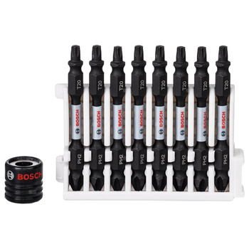 9-częściowy zestaw końcówek wkręcających Impact Control PH2 / T20