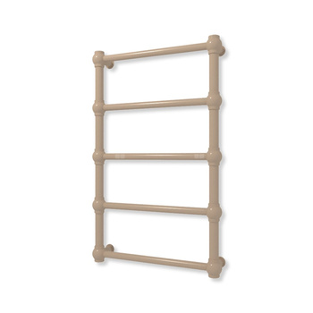 Grzejnik elektryczny TERMA RETRO 800 x 500 mm, kolor kwarc, moc 200 W, podłączenie E8, kabel prosty bez wtyczki z maskownicą biały