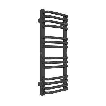 Grzejnik drabinkowy TERMA Alex, podłączenie SX, wym. 760 x 300 mm, kolor czarny RAL9017, moc 257W