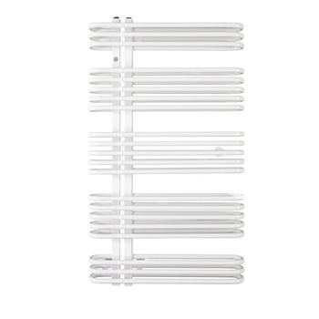 Grzejnik drabinkowy INSTAL-PROJEKT ASTRO, wym. 1198 x 600 mm, kolor czarny/black mat, moc 1957W