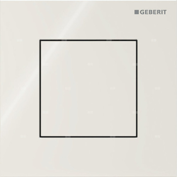 Pneumatyczny zawór spłukujący Geberit do pisuaru, ręczny, Typ 40, szkło sand grey, prostokątny