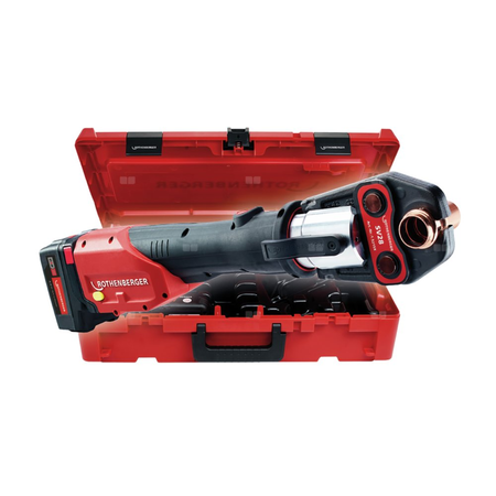 Zaciskarka ROMAX 4000, zestaw szczęk zaciskowych TH 16-20-26 mm, akumulator 4.0 Ah/18 V i ładowarka EU