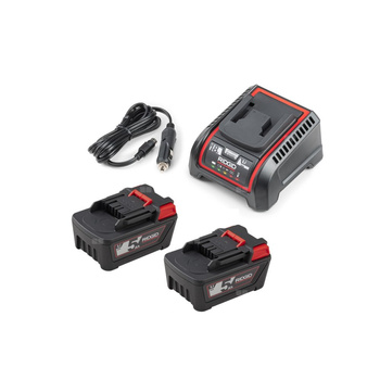Zestaw 2 zaawansowanych akumulatorów litowych 18 V 5,0 Ah i 1 ładowarka (230 V)