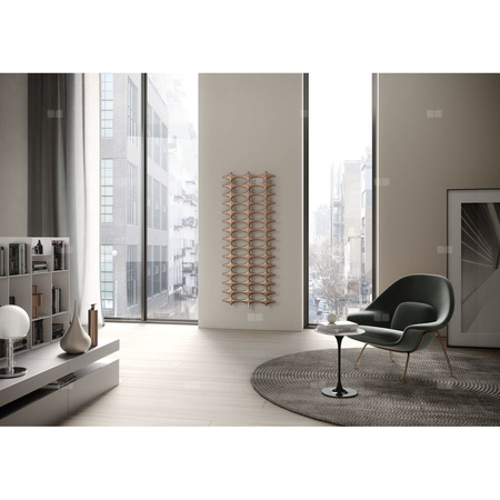 Grzejnik drabinkowy KERMI Ideos-V BH, wym. 1508 x 508 mm, kolor srebrny, moc 524W