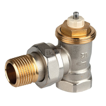 Zestaw do grzejników bocznozasilanych: głowica Thera-6 T3019W0 + zawór grzejnikowy, kątowy, 1/2"V2020ESX15 + zawór powrotny, kątowy, 1/2" V2420E0015