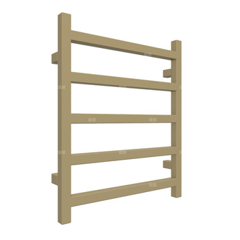 Grzejnik drabinkowy TERMA SIMPLE, podłączenie SX, wym. 600 x 500 mm, kolor piaskowo-szary RAL1020 (farba), moc 217W