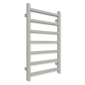 Grzejnik drabinkowy TERMA SIMPLE, podłączenie P1, wym. 840 x 500 mm, kolor srebrny mat (farba), moc 306W