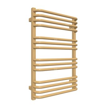 Grzejnik drabinkowy TERMA Alex, podłączenie ZX, wym. 760 x 500 mm, kolor złoty połysk, moc 412W