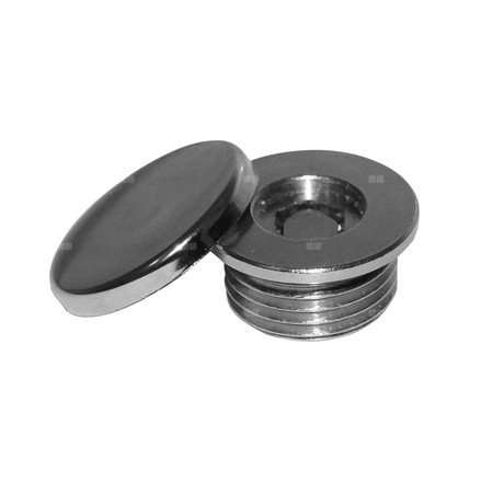 Korek premium z osłoną KOPCH, chrom