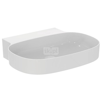 LINDA-X Umywalka 60cm B/O B/P GLOSS WHI