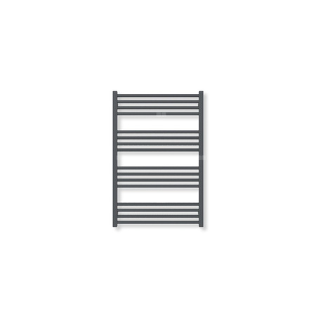 Grzejnik drabinkowy TERMA FIONA, podłączenie L8, wym. 900 x 600 mm, kolor metaliczny szary (farba), moc 451W