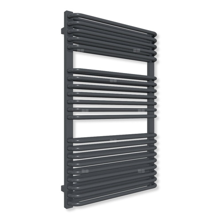 Grzejnik drabinkowy TERMA TYTUS, podłączenie Z1, wym. 1020 x 640 mm, kolor metaliczna czerń (farba), moc 943W