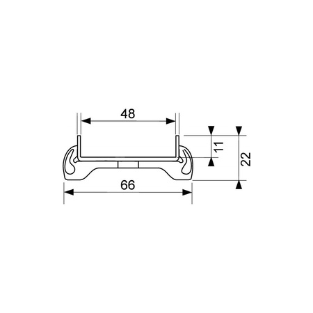 TECEdrainline - Ruszt prosty plate 800 mm