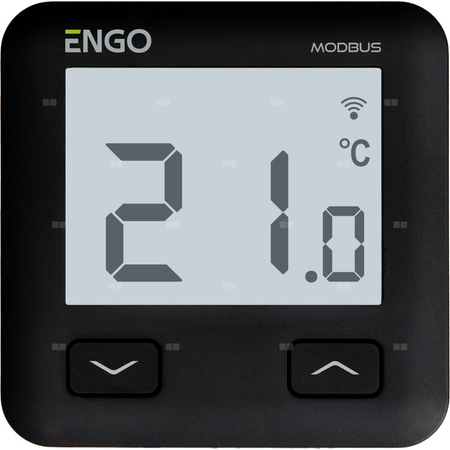 Regulator temperatury ENGO CONTROLS E10-MBUSB bezprzewodowy Zigbee z wyświetlaczem, montaż podtynkowy