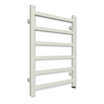 Grzejnik elektryczny TERMA SIMPLE ONE 720 x 500 mm, kolor rumieniec, moc 300 W, podłączenie E1, kabel prosty bez wtyczki biały