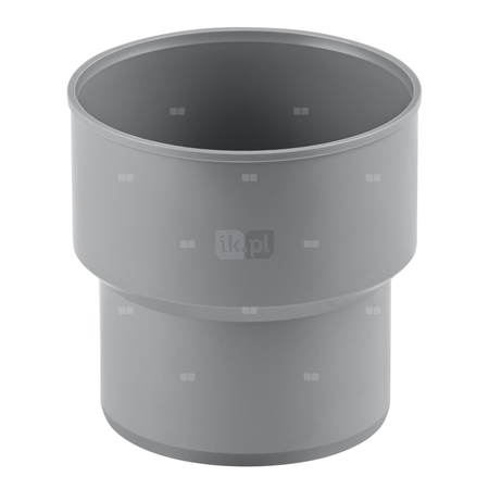 Złączka do rur metalowych MAGNAPLAST HT PLUS HTUG, PP (szary), DN 75 (ww x ww), do kanalizacji