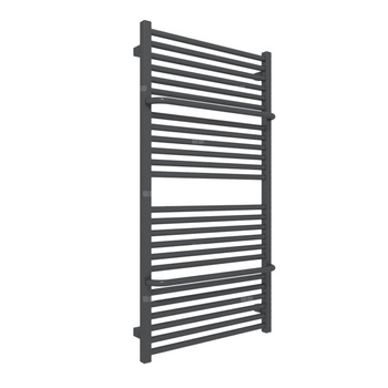 Grzejnik drabinkowy TERMA LIMA, podłączenie Z1, wym. 1140 x 600 mm, kolor metaliczna czerń, moc 675W