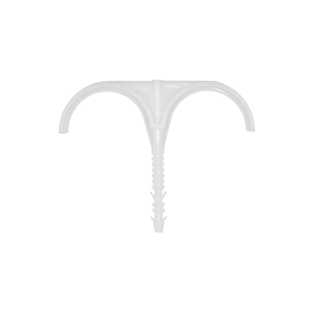 Hak podwójny do rury rekuperacyjnej 75mm - 25szt. II