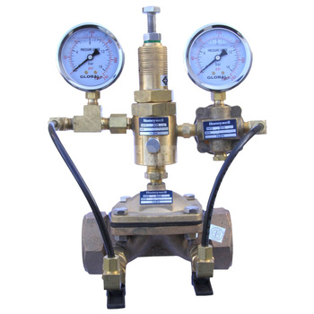 Zawór pierwszeństwa z regulatorem ciśnienia VV300/VV100, przyłącze gwintowane, 1 1/2"