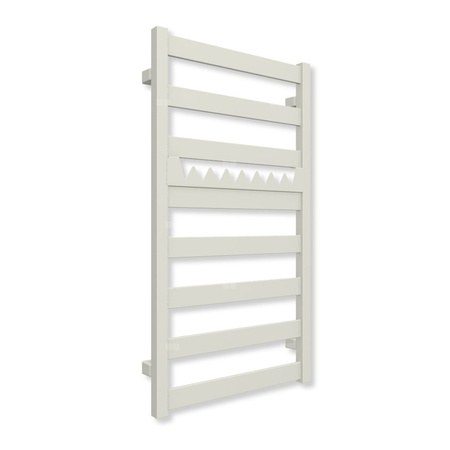 Grzejnik drabinkowy TERMA VIVO, podłączenie SX, wym. 910 x 500 mm, kolor biało-szary RAL9002 (farba), moc 350W