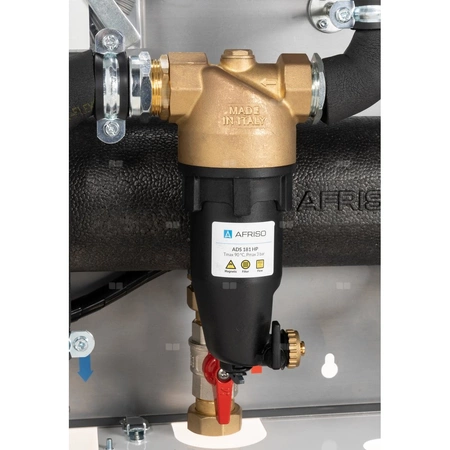 Moduł hydrauliczny do pomp ciepła AMB 900, z grzałką zanurzeniową 9 kW, zaworem przełączającym AZV, separatorem zanieczyszczeń ADS 181, przyłącza G1 1/4"