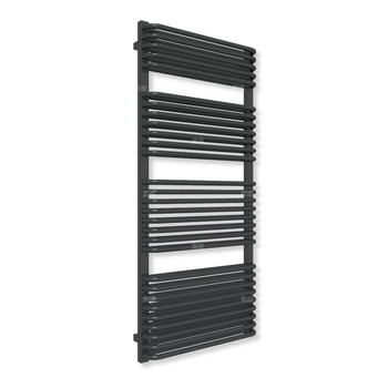 Grzejnik drabinkowy TERMA TYTUS, podłączenie Z8, wym. 1420 x 640 mm, kolor czarny jak kruk soft (farba), moc 1317W