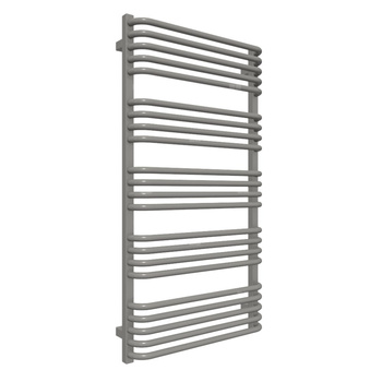 Grzejnik drabinkowy TERMA Alex, podłączenie SX, wym. 1140 x 600 mm, kolor ciemne aluminium metaliczny RAL9007, moc 711W