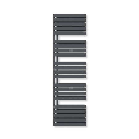 Grzejnik elektryczny TERMA WARP S 1690 x 500 mm, kolor nowoczesna szarość, moc 800 W, podłączenie E1, kabel prosty bez wtyczki z maskownicą