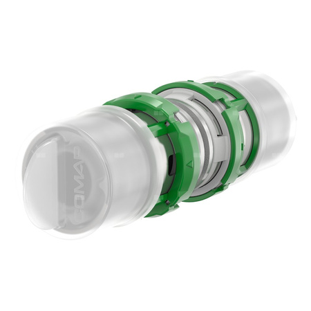 Mufa zaprasowywana COMAP MultiSkin Visu-Control, mosiądz, 63x4,5 (MZ)