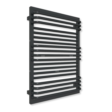 Grzejnik drabinkowy TERMA POC 2, podłączenie Z8, wym. 840 x 600 mm, kolor czarny jak kruk mat RAL9005 (farba), moc 590W