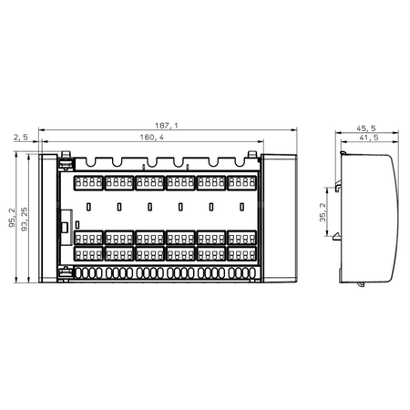 Listwa sterująca przewodowa CosiTherm Basic WB 10 D-8-230